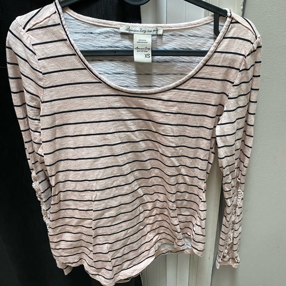 Long Sleeve Striped Shirt